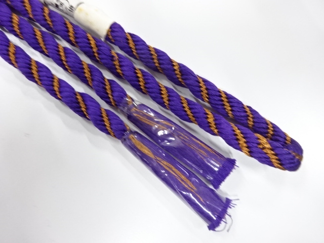  未使用品　正絹　手組帯締め